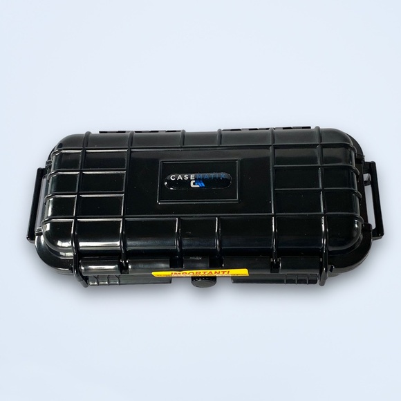 CASEMATIX 7.75" Waterproof Hard Travel Case Foam Interior - Picture 1 of 6